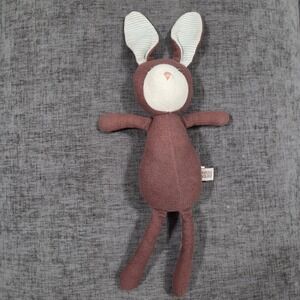 Hazel Village Lucas Rabbit Brown Bunny Stripe Ears Coat Plush Stuffed Animal 15"